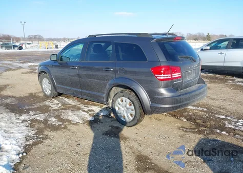 2018 Dodge Journey Se from USA, damaged, VIN 3C4PDCAB5JT183596